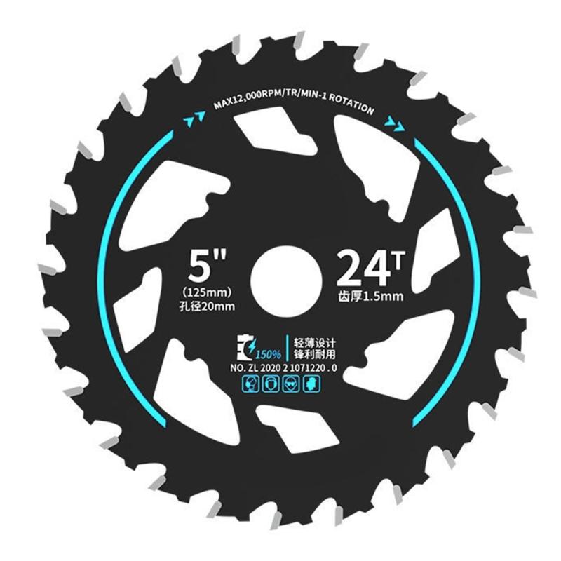 Fortschrittliches Lithium-Kettensägenblatt mit Energieeffizienz und Geräuschreduzierung für nahtlose Holzbearbeitung 24 Zähne
