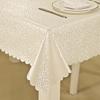 European-Style Rectangular Waterproof, Oil-Proof & Washable Coffee Tablecloth (Oval & Rectangular Options Available)