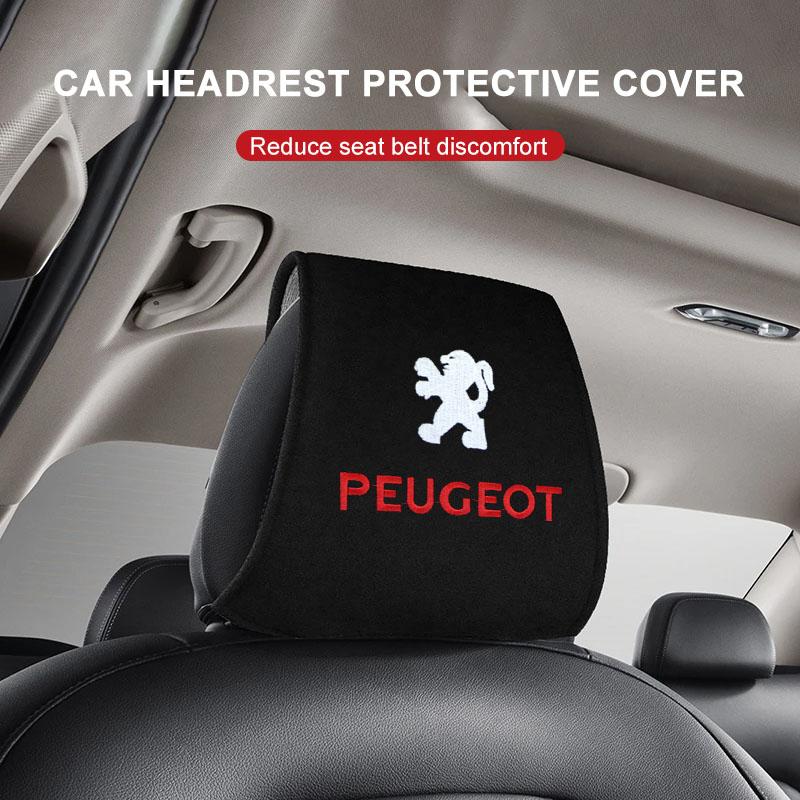 Car Seat Back Headrest Pillow Storage Bag Dustproof Cover For Peugeot 308 408 508 RCZ 208 3008 2008 206 207 108 406 407 408 206 207 208 306 307