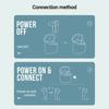 Stylish Wireless Earphone Stable Transmission Semi In-ear Comfortable To Wear