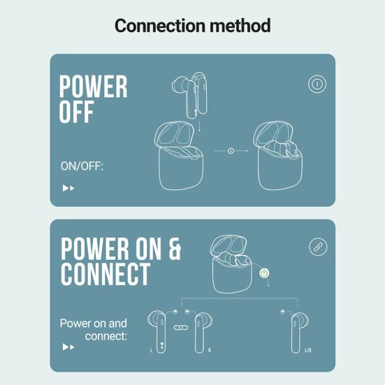 Stylish Wireless Earphone Stable Transmission Semi In-ear Comfortable To Wear