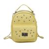 Diamondencrusted Small Backpack Women's New Trendy Fashion Versatile Chain Texture Oblique Span Bag