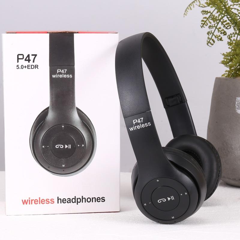 1SET Stereo P Series Sports Headset 5.0 Bluetooth Headset P47 Wireless Game Headset