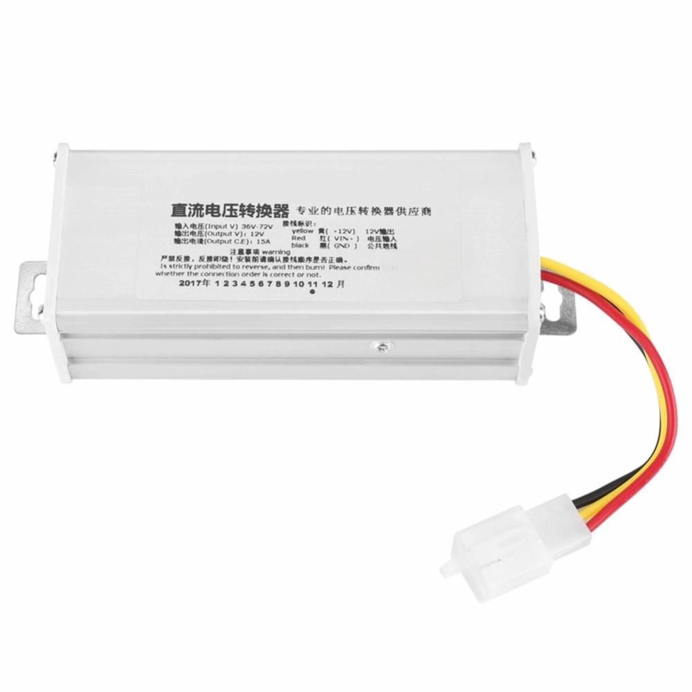 

Stable Output 36V-72V To 12V DC to DC Converter 15A 180W Step Down Transformer Power Supply Module Battery Power