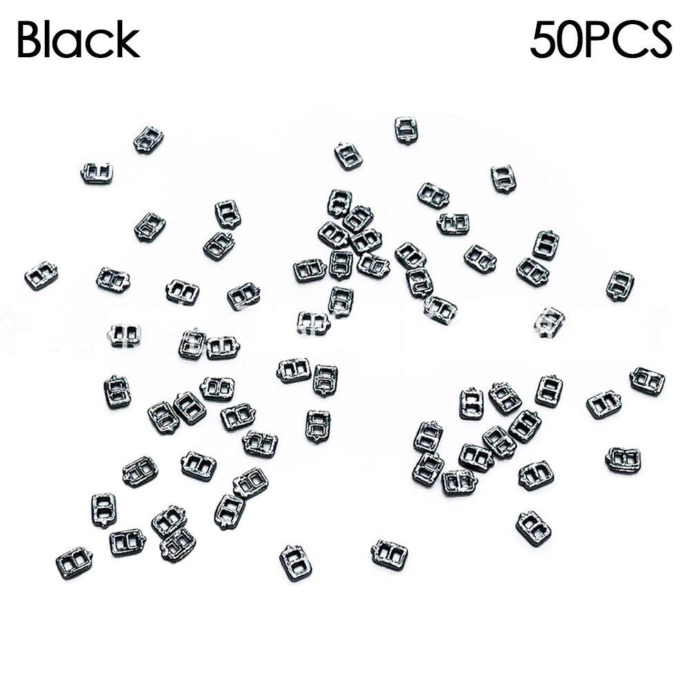 1.5mm 4 Colors Stuffed Toys Belt Buttons Doll Bags Accessories Diy Dolls Buckles Tri-glide Buckle