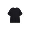 Li Ning Cool And Comfortable Brand Logo Cartoon Letter Print Casual Round Neck Short Sleeve T-Shirt Men Tops Black AHST567-2