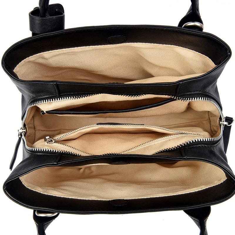Bags Women's Bags Commuter Large-capacity Tote Bags Women's First-layer Cowhide Shoulder Bags Retro Handbags