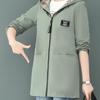 Primavera Autunno Moda Donna Bomber Giacca da donna Tasca con cerniera Con cappuccio Due lati Capispalla Sciolto Giacca a vento taglie forti Donna
