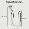 Over The Cabinet Door Paper Towel Holder Stainless Steel Hanging Toilet Roll Holder For Kitchen Bathroom No Drilling