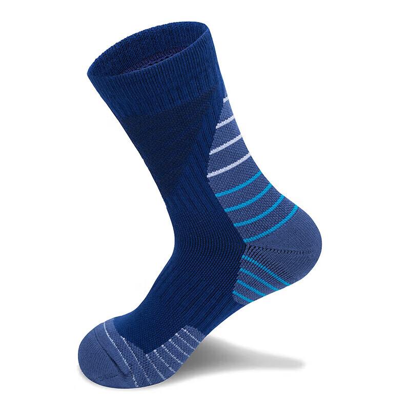 TFO 5th Generation Hiking Socks Shock Absorption Outdoor Sports Mountaineering Socks B2902414 Men's Colorful Blue M