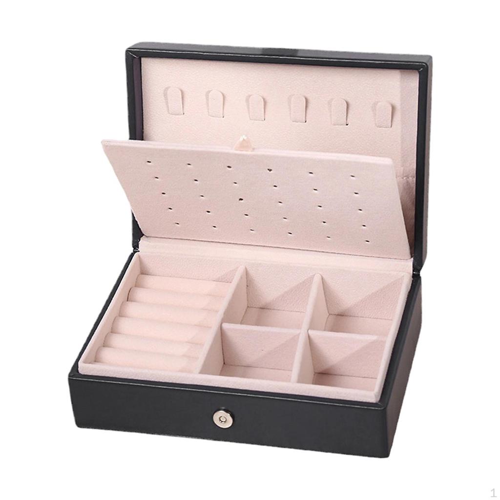 Jewelry Box Display Bangle with Flip Open Lid Organizer Storage Case Daughter