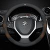 For Suzuki S-Cross Swift SX4 Vitara Jimny Grand-Vitara Baleno Car Suede Carbon Fiber Leather Steering Wheel Cover Accessories