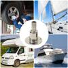 Thru Hull Exhaust Skin Stainless Steel Marine Exhaust Port Fittings for RV Boat Diesel Parking