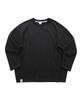 A NOTHING Heavy-Terry Balloon Sweat Box Tee (Black)