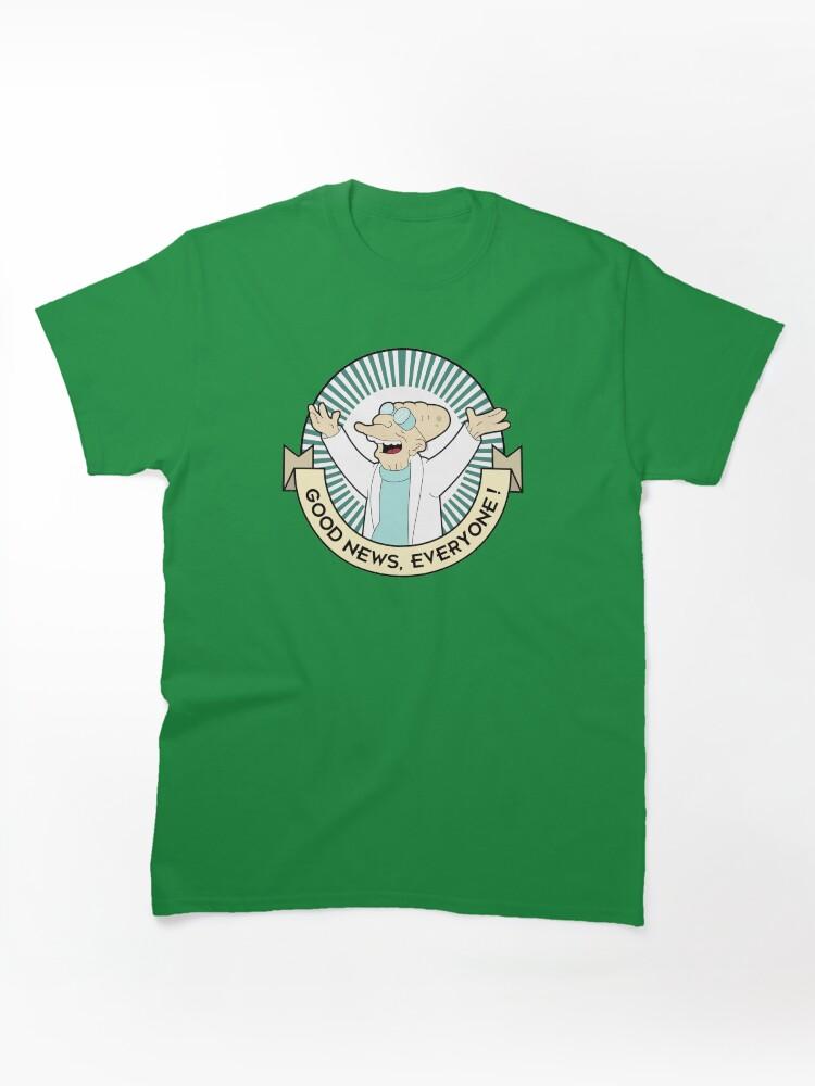 Milo Murphy's Law Professor Farnsworth - Good News Everyone! Classic Unisex T-Shirt