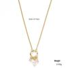 Kenjie Women's Zircon Necklace Set – Korean Style, Copper-Plated, Gold-Inlaid, Elegant High-End Design