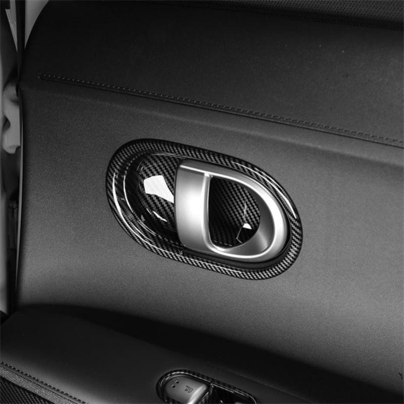 4PCS Auto Trim Inner Door Handle Bowl Cover Decoration Accessories ABS Material For Hyundai IONIQ 5/IONIQ 5 N -2025 LHD RHD
