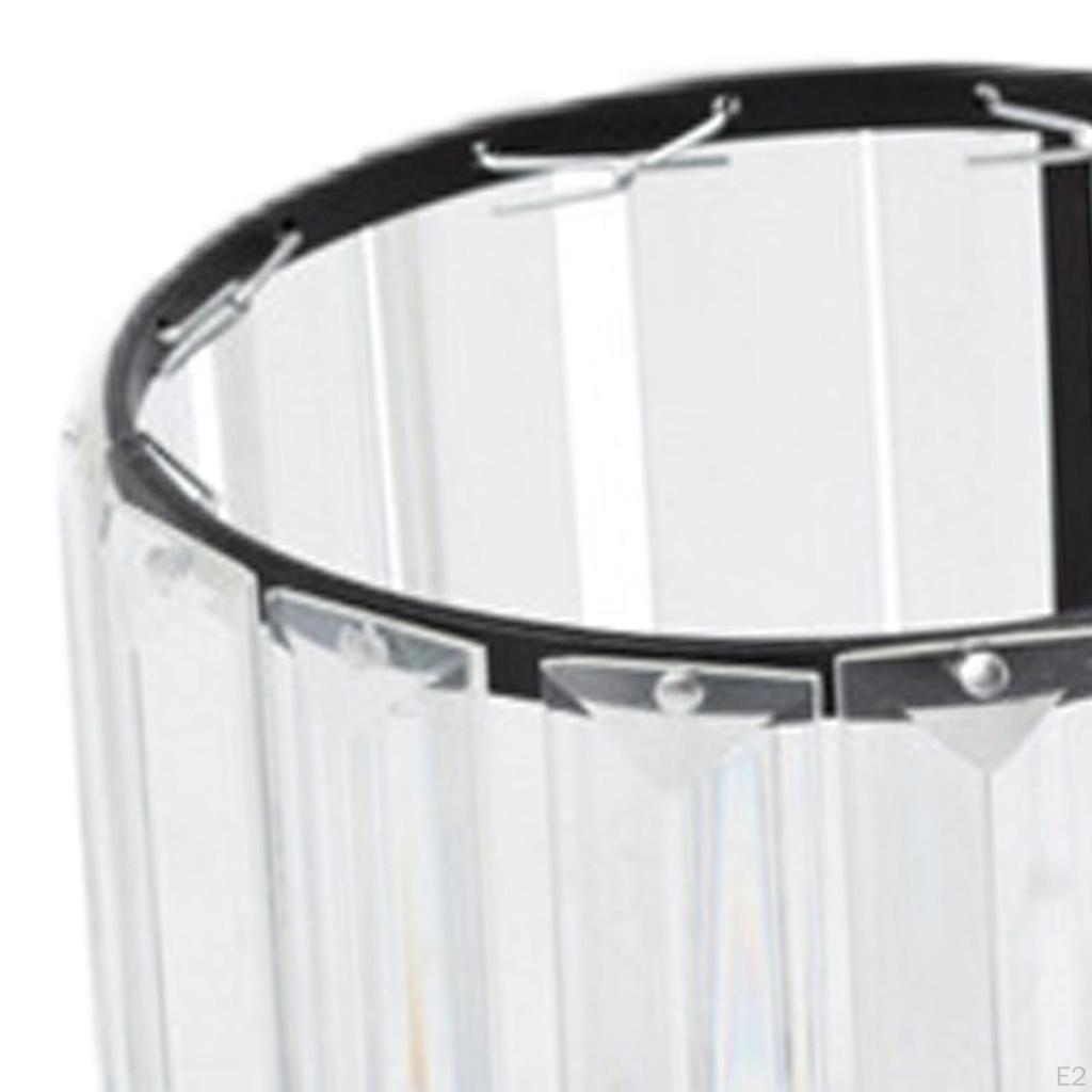 Crystal Ceiling Light Lamp Shade Chandelier Cover Lampshade for Living Room Bedroom Bathroom