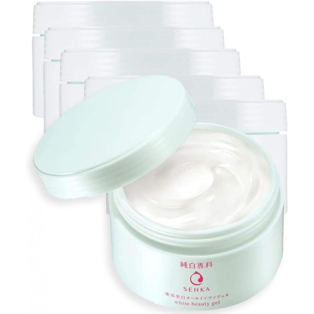 [bulk Purchase] Pure White Senka Makeup Concentrated Gel All In One Gel Like Serum 100g X Set Of 6