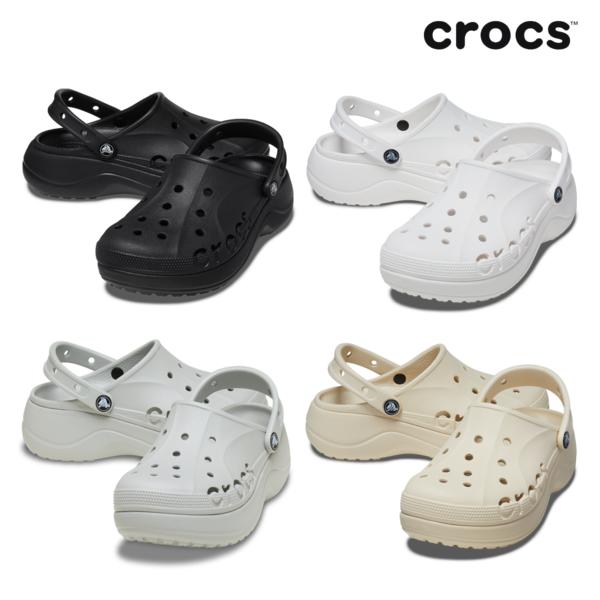 CrocS Women S Bayaband Platform Clog 4 typeS 208186 001 208186001 (black)/W6(230)