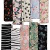 175*70cm Chiffon Hijab New Floral Butterfly Print Long Scarf Wrapped Scarf Muslim Women's Hijabs Shawl