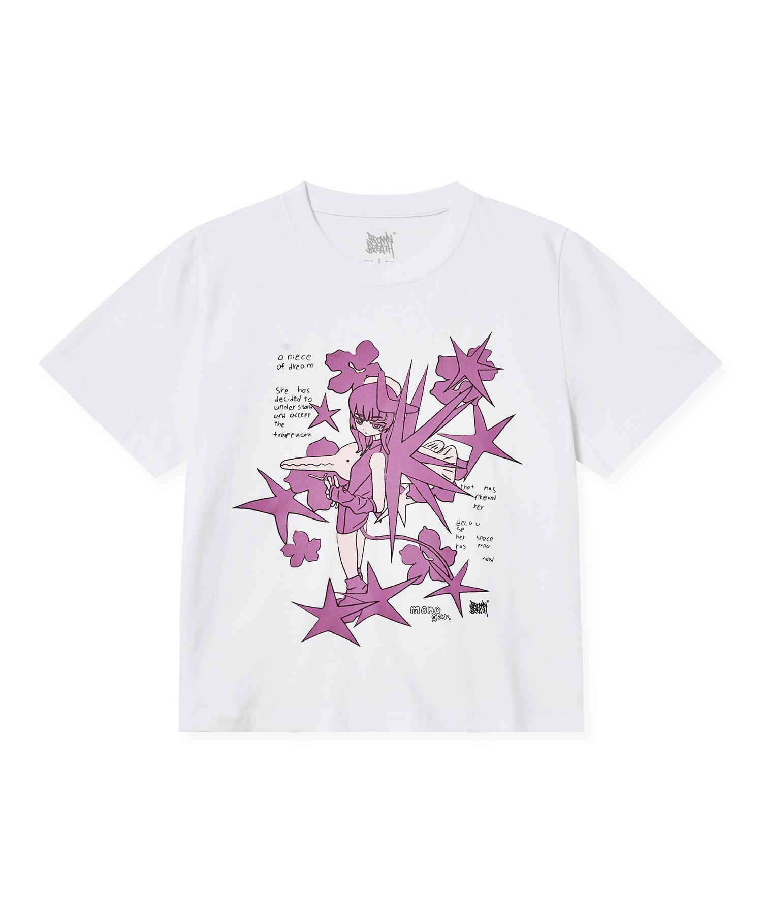 Brown Bless Bxm W Dream Tee - White White/S