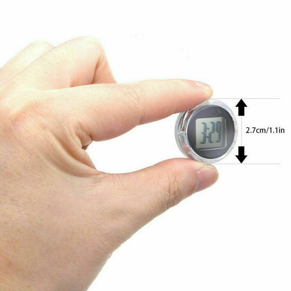 Clock Digital Clock Digital For Motorcycle Motorbike Stick-On