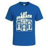 Maglietta da uomo con grafica divertente e scherzosa 'Cat Sabbath' Maglietta Divertente per Feste Top Tee