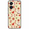 Christmas Case For Vivo T1 44W Soft Silicone Back Cover for Vivo T1 4G Snapdragon 680 Phone Case Cartoon V2153 VivoT1 4G Funda