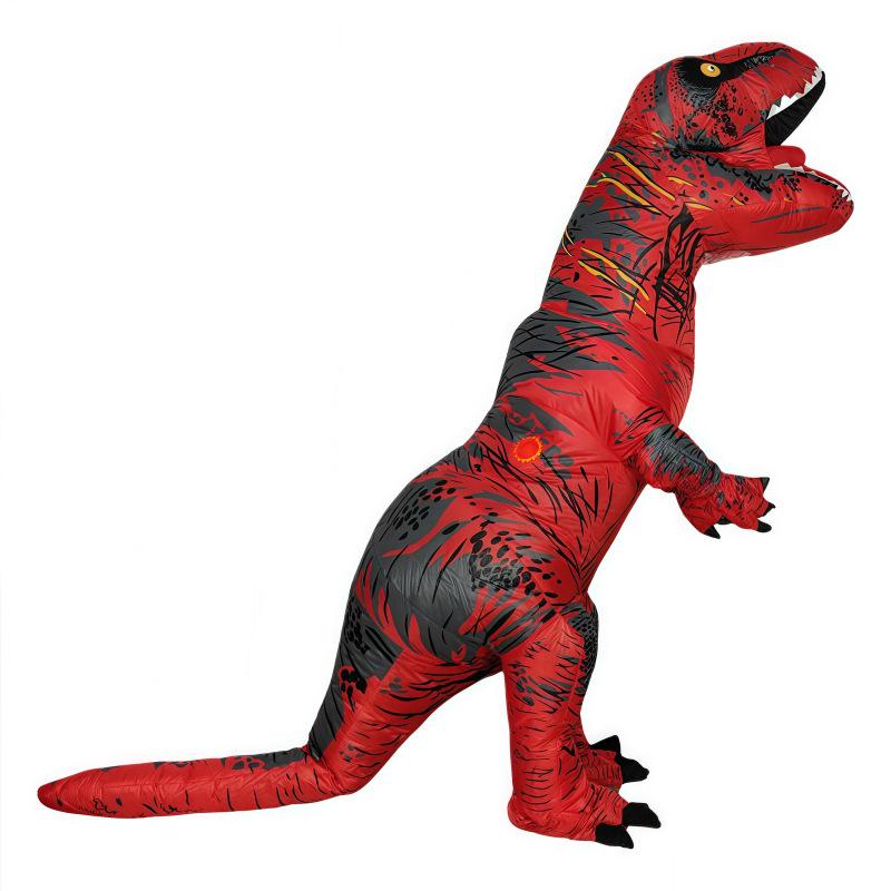 Costume gonfiabile di Tyrannosaurus Rex di Halloween per Performance di Danza e Atmosfera di Festa