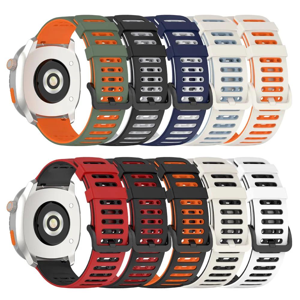 22mm Silicone Band For Amazfit BALANCE 2/Bip 6 5 Strap For Amazfit GTR 4 3 Pro 2 2e/Stratos 3 2 2S/CHEETAH Breathable Watchband