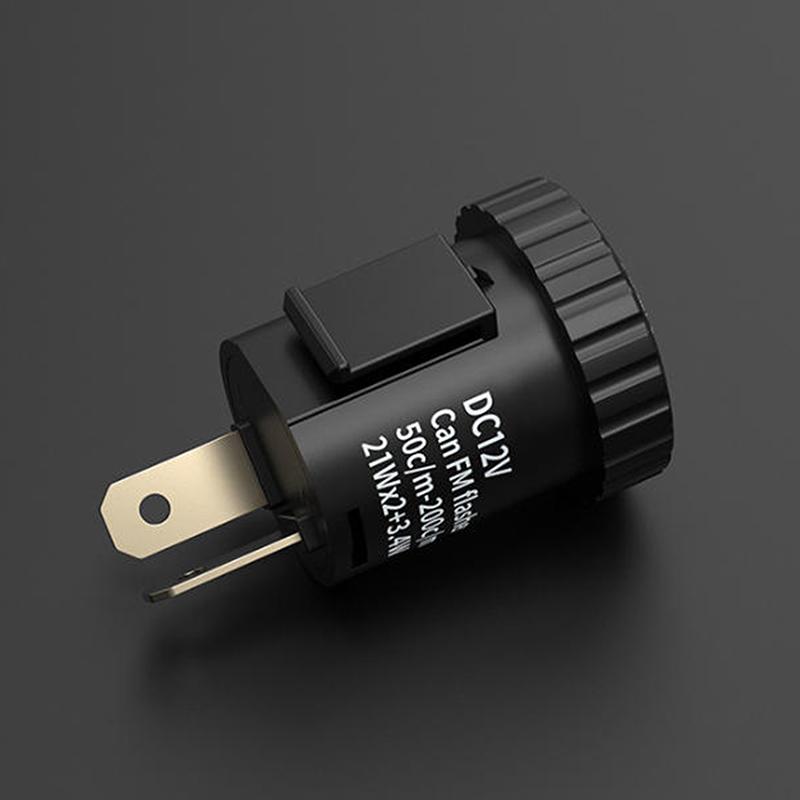 2 Pin Adjustable Led Flasher Relay Turn Signals Blinker Indicator Relays 12V Motorcycle Accessories