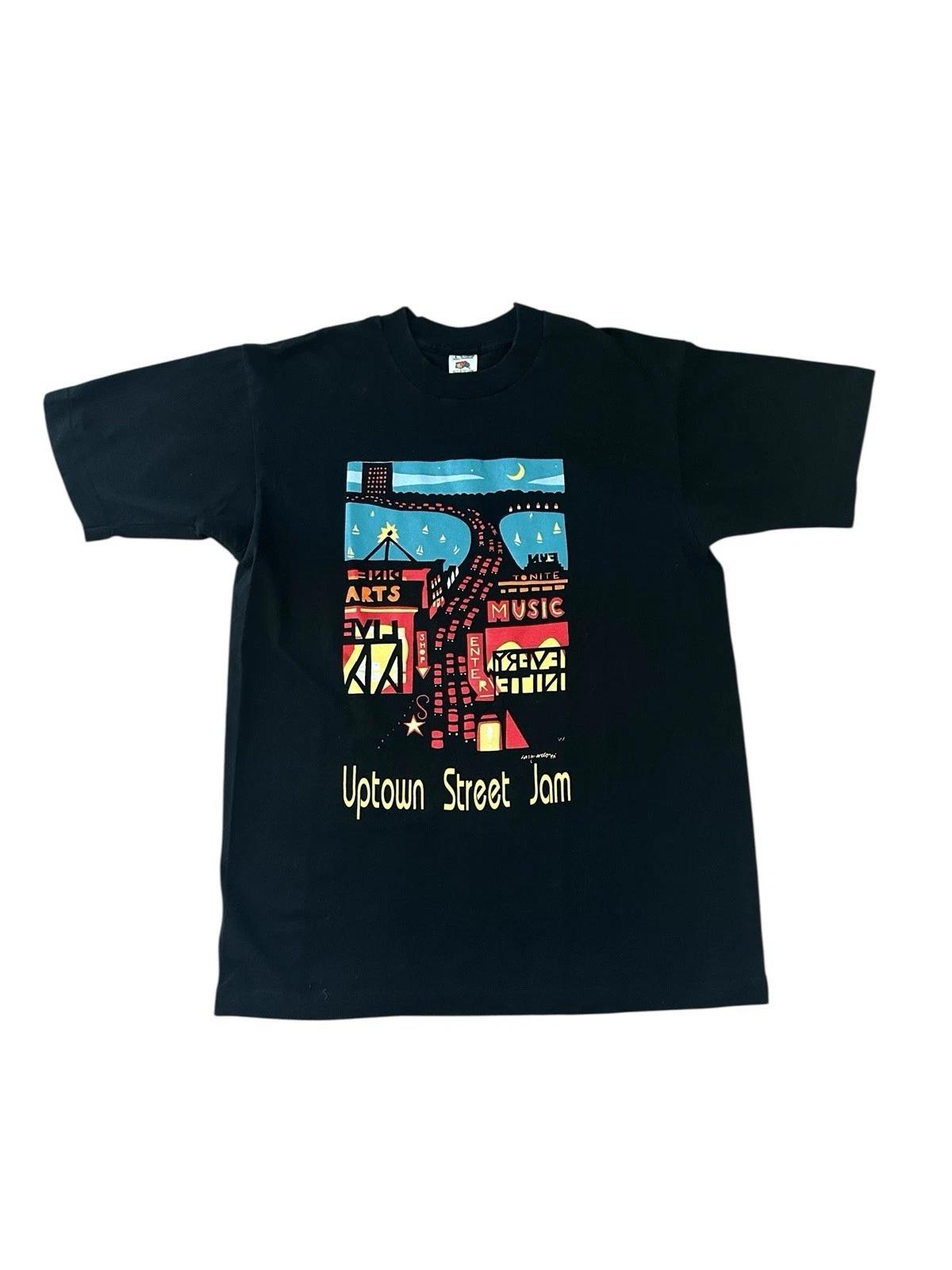 

Vintage Uptown Street Jam T Shirt Men’s Large 90’s Black USA 4XL