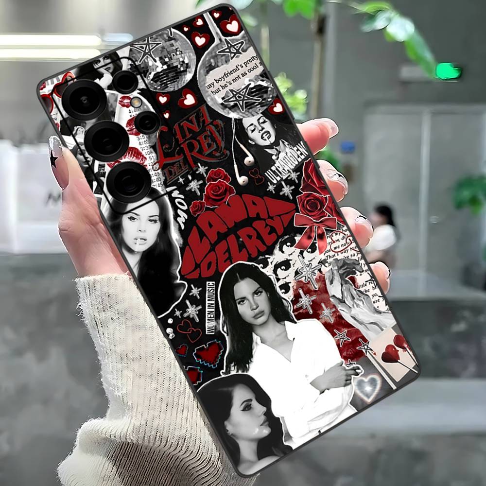 

Singer Lana Del Rey Phone Case For Samsung S 24 Fe 25 Ultra Plus 20 Lite 21 30 23 24 22 Ultra 5G Fundas Samsung S30 5G