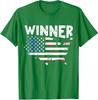 Winner Us Flag Winning Winning Cool Present Unisex T-Shirt