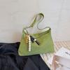 2026  South Korea Dgdaemun INS Underarm Bag Suede Fashi Simple Bags Versatile Trendy Single Shoulder Pillow Bag