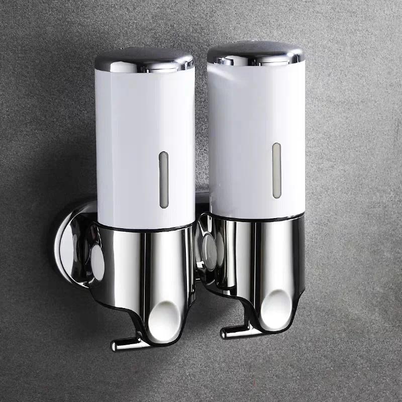 Foam Soap Dispenser Hand Sanitizer Holder Bathroom Wall Mount Soap Shampoo Head Shower Liquid Dispenser For Bathroom Accessories