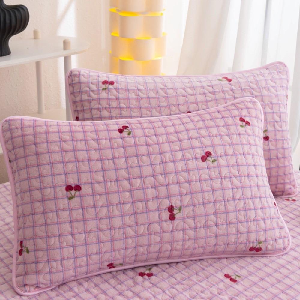 Comfortable 48*74cm Pillow Cover Cotton Velvet Pillow Case Protector Warm Rectangle Pillowcase Household