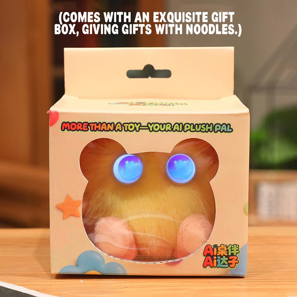 Intelligentes Plüschtier, Interaktives Kuscheltier mit 66 Sprachen Sprachchat, Niedliches Pom-Pom-Plüschtier für Kinder & Erwachsene, Pädagogisches Sprachenlernen