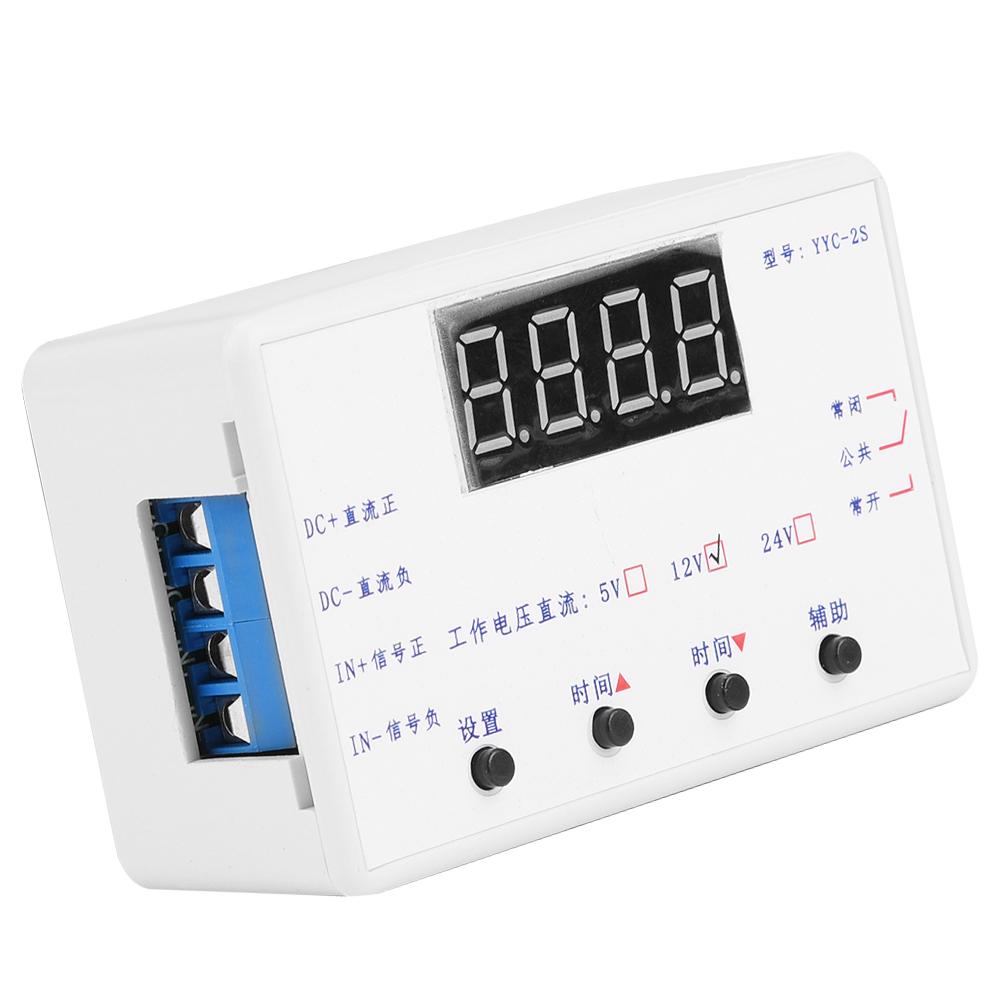 LED Display Adjustable Timer Relay Automation Control Switch Module (12V)