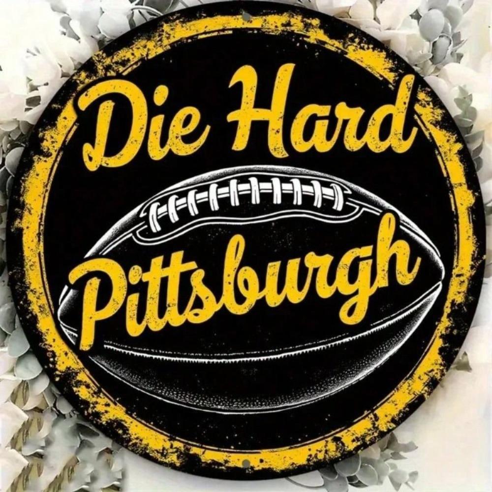 Metal Poster Pittsburgh Steelers Wall Art Garage Bar Man Gift