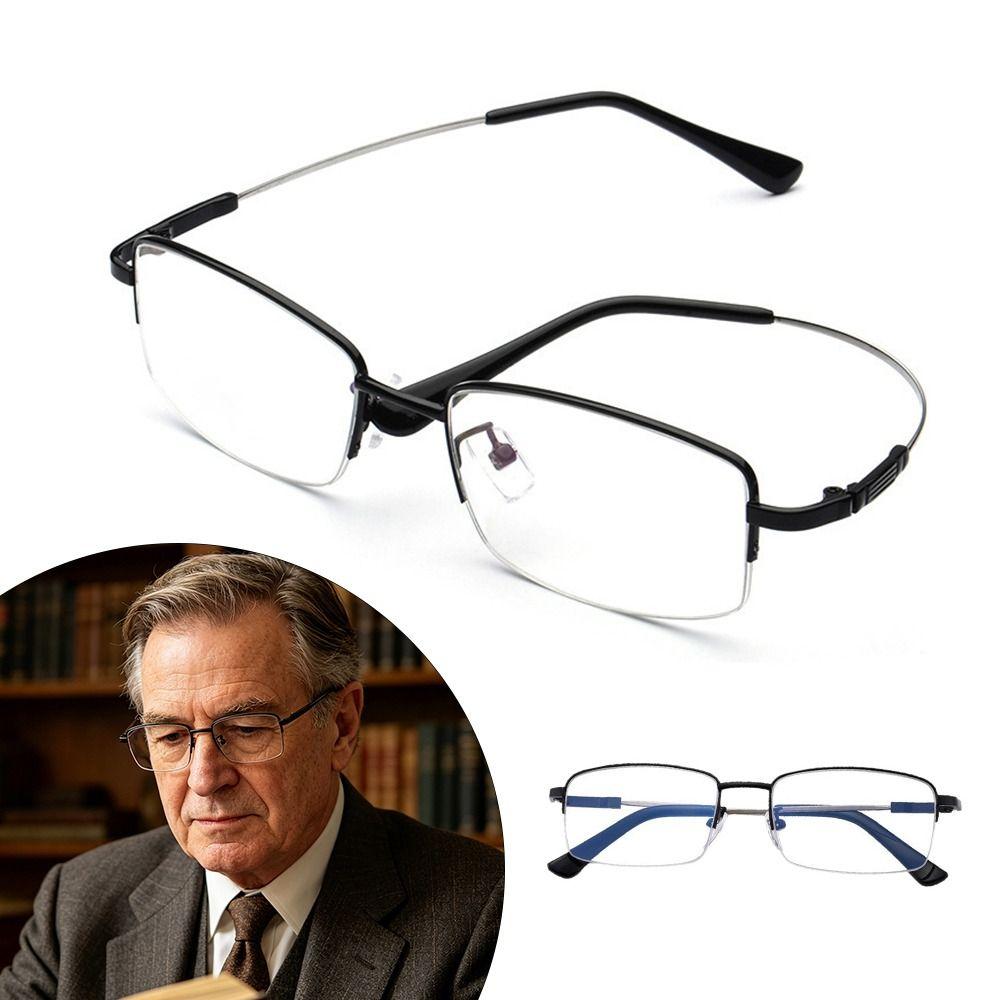 Blue Ray Blocking Anti-Blue Light Reading Glasses Multifocal 3 in 1 Presbyopia Eyeglasses Eye Protection Progressive Near Far
