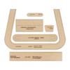 1 Set Borsa a Mano in Pelle Fatta a Mano Fai da Te, Modello Disegno Carta, Modello Carta Kraft Borsa a Tracolla, Strumento Stencil per Creazione