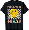 Retro Smiley Peace Sign Field Trip Squad T-shirt