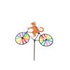 Gelbe Katze Fahrrad Windmühle Windspiel Tier Windspiel Ornamente