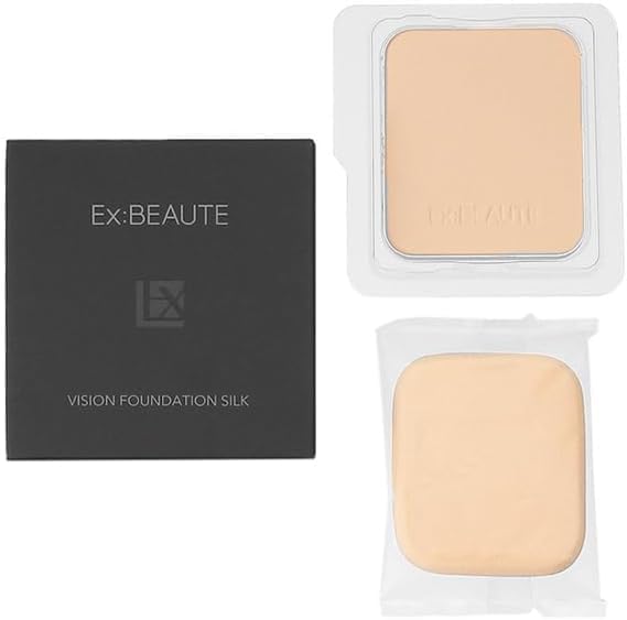 

Официальная пудра Vision Foundation Silk Pore Covering Powder от пота и кожного сала Сделано в Японии Здоровая тональная основа EXBEAUTE, Стойкая, Долговечная, (Охра 03,