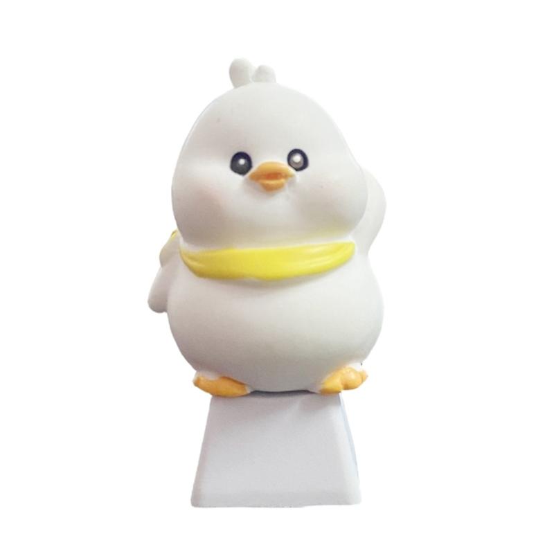 

Novelty 3D Duck Shaped Keycap Oem Height Enhances Keyboard Fun For Office And Gaming Keycap Present