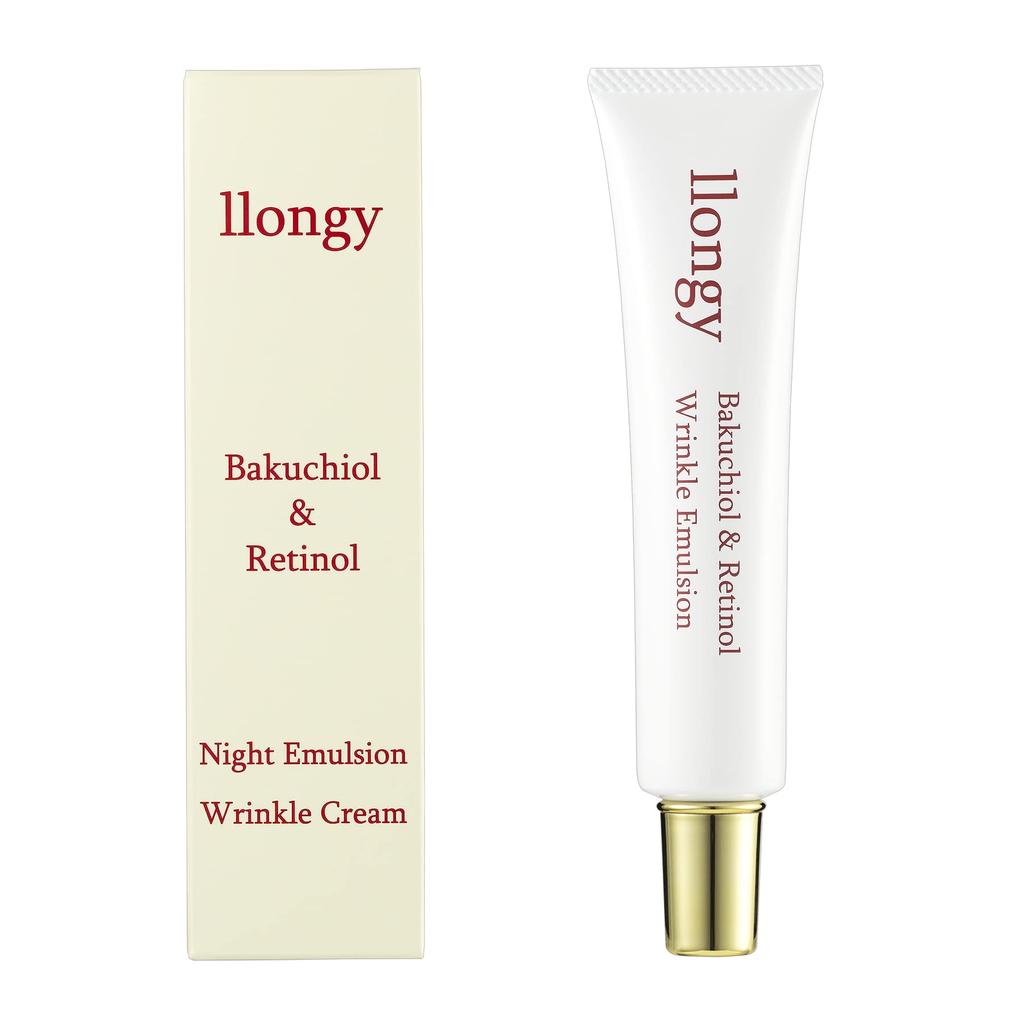 Llongy Falten-Emulsion: Enthält 3 Arten von Retinol, hochkonzentriertes Bakuchiol, Cica und Niacinamid. Feuchtigkeitsspendende Lotioncreme, 40g. Geeignet