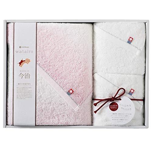 Nishikawa Imabari Towel Gift Set - 3 Face Towels Pink