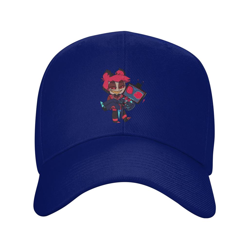 Valentines Alastor and Vox radiostatic Baseball Caps Unisex Sport Sun Caps Hats Adjustable Polyester Fishing Hat Summer Hat